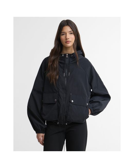 Barbour Black Rain Anorak Jacket
