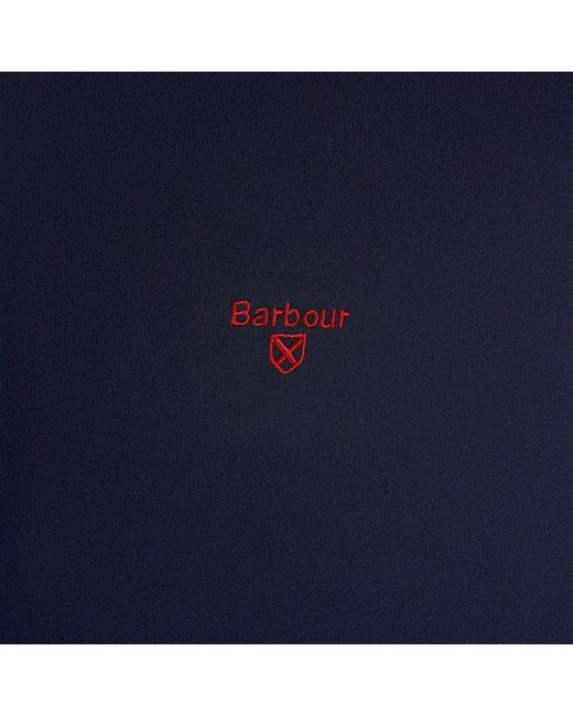 Barbour Blue T-Shirt Essential Sports Tee for men