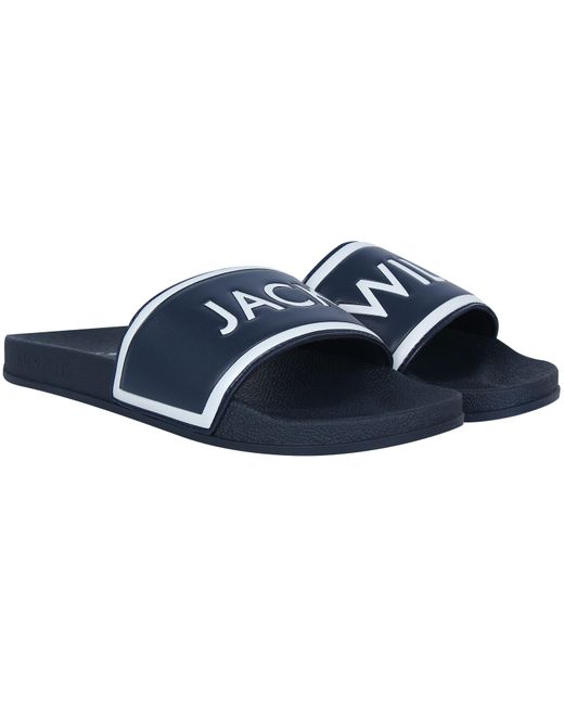 Jack Wills Blue Jack Logo Sliders for men