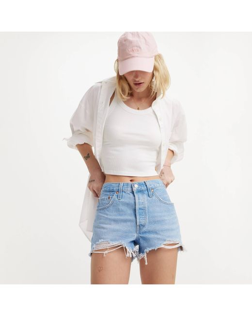 Levi's Blue 501 Original Shorts