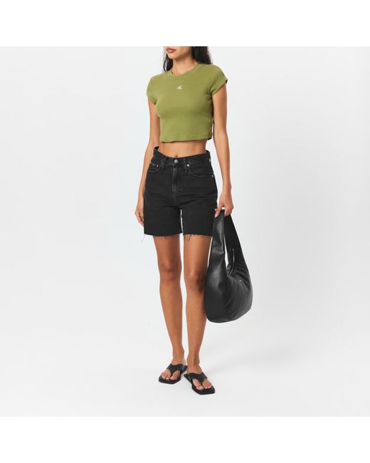 Calvin Klein Black Bermuda Short