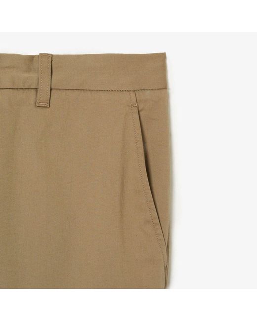 Lacoste Natural Skinny Fit Stretch Cotton Chinos for men