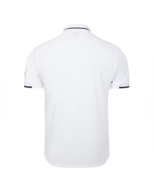Umbro White Rugby Polo Shirt for men