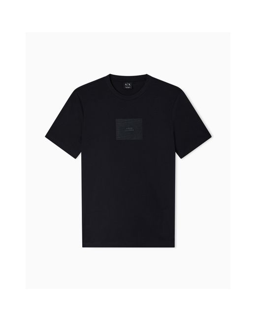 ARMANI EXCHANGE Blue T-Shirt for men