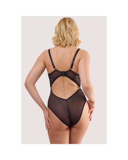 Playful Promises Green Ariella Graphic Lace Body