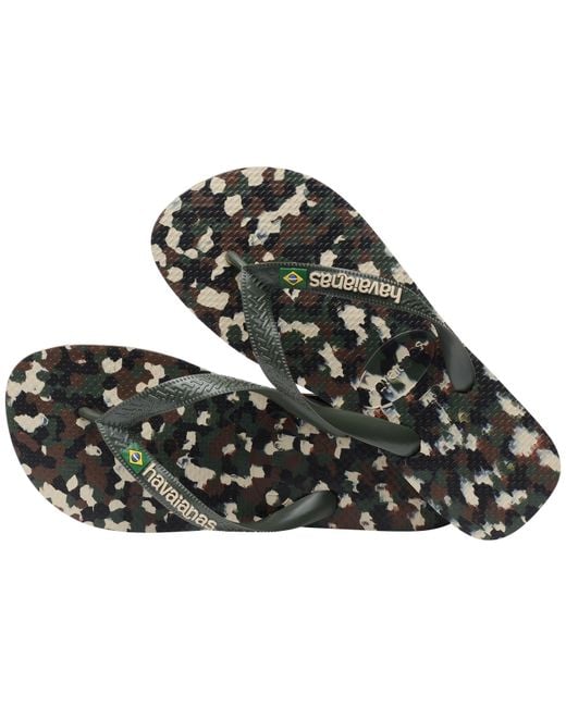 Havaianas Brown Brasil Flip Flops for men