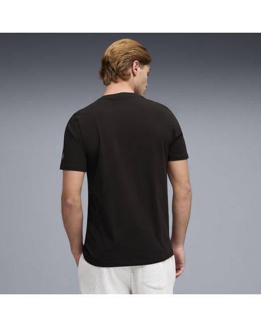PUMA Black Austria Short Sleeve T-Shirt for men