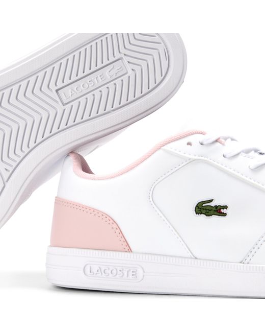Lacoste White Low-Top Trainers