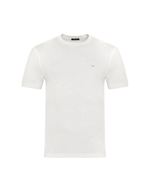 Eden Park White Short-Sleeved T-Shirt for men