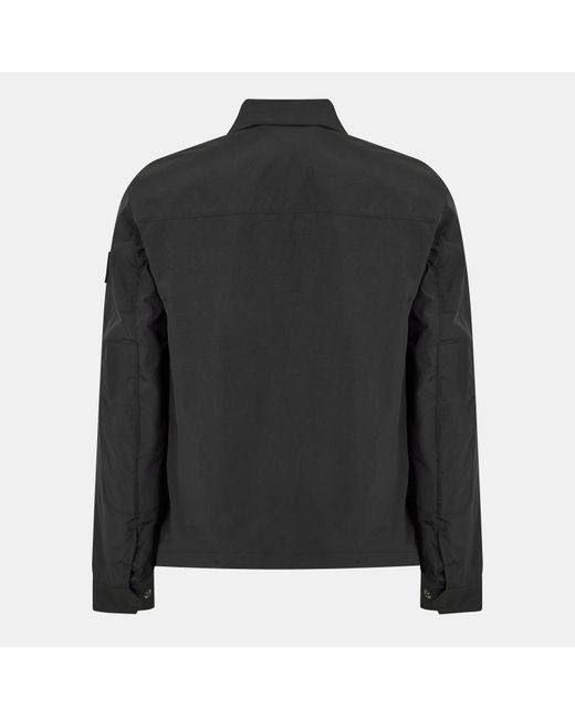 Belstaff Black Classic Fit Overshirt for men