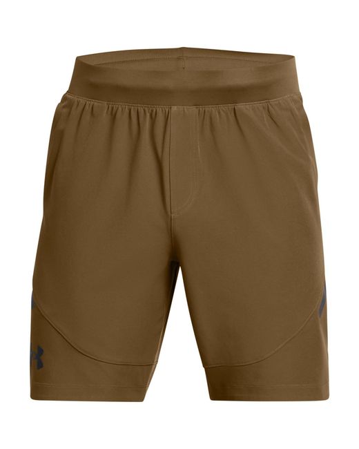 Under Armour Green Unstoppable Performance Gym Shorts for men