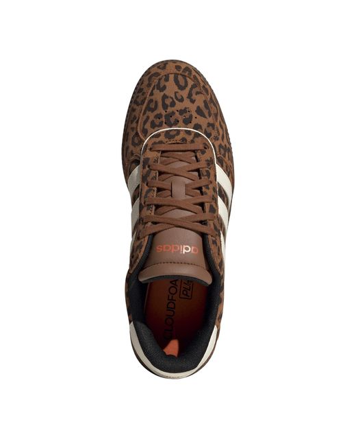 Adidas Brown Breaknet Sleek Suede Shoes