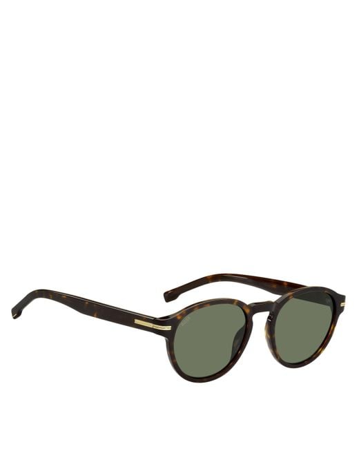 Boss Black Round Sunglasses for men