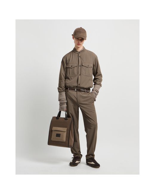 Emporio Armani Brown Overshirt for men
