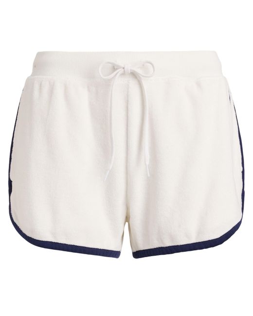 Polo Ralph Lauren White Woven Tracksuit Shorts