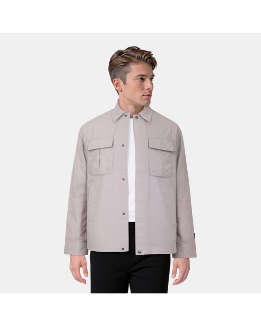 Lyle & Scott Pink Ripstop Overshirt for men