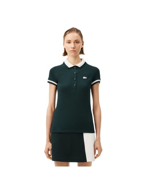Lacoste Green Short Sleeve Polo Shirt for men