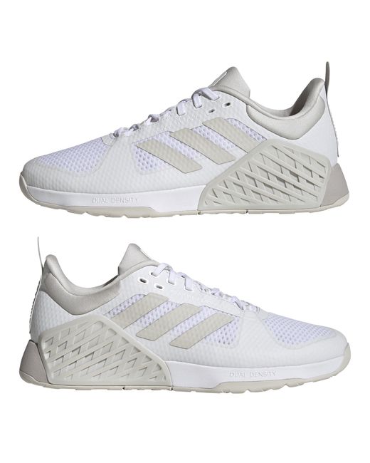 Adidas White Dropset Training Shoes