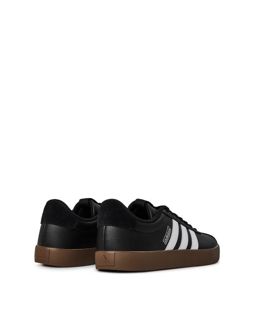 Adidas Black Vl Court 3.0 Shoes for men