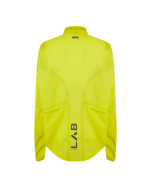 Dhb Yellow Ultralight Waterproof 2.0 Event Performance Cycling Jacket for men