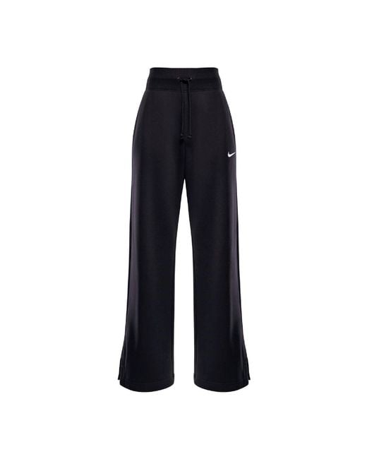 Nike Blue Sportswear Phoenix Fleece High-Waisted Wide-Leg Sweatpants