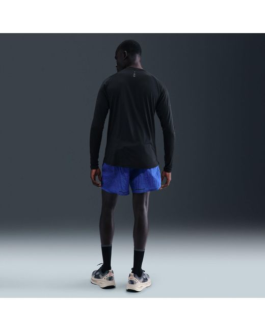 Nike Black Stride 5 Ls Tee Sn64 for men