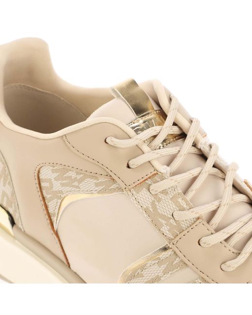 DKNY Natural Amity Lace Up Trainers