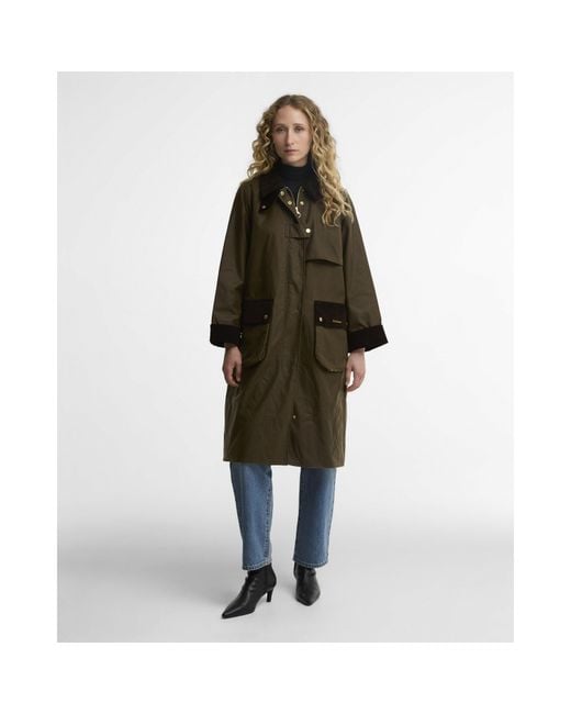 Barbour Green B.Li Kirklees Wax Ld64