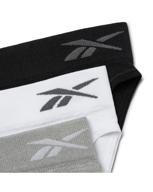 Reebok Black 3 Pack Seamless Briefs