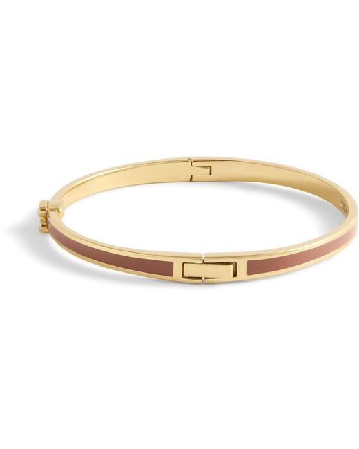 COACH Metallic C Hinge Bangle