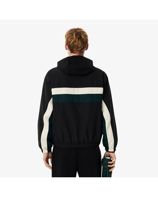 Lacoste Black Cb Tracksuit Top for men