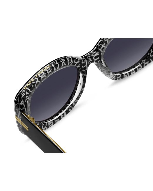 Marc Jacobs Black Round Sunglasses