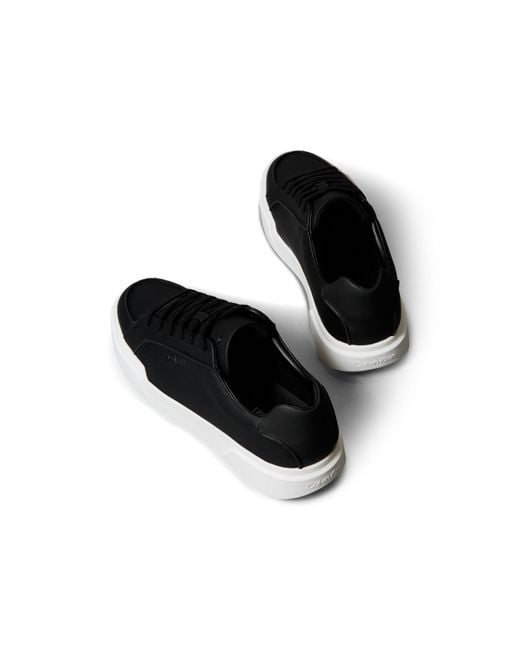Calvin Klein Black Chunky Low-Top Trainers for men