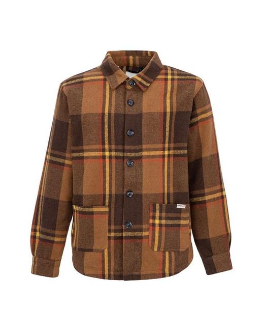 Lee Cooper Brown Cooper Sherpa-lined Shirt Jacket for men