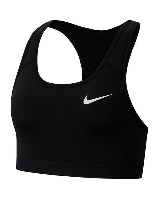 Nike Black Pro Swoosh Medium-support Sports Bra