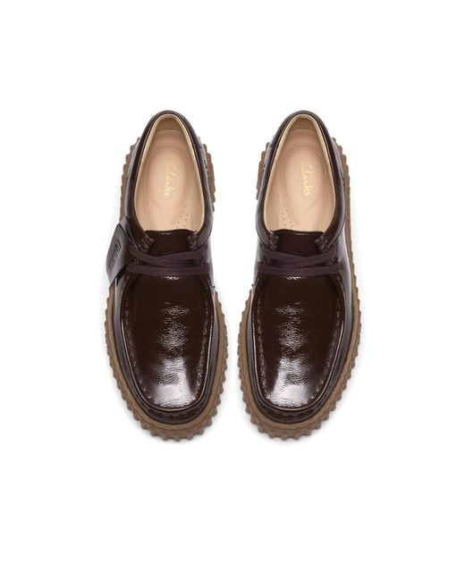 Clarks Brown Moc Toe Formal Shoes