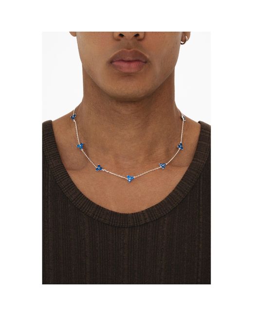 Common Lines Metallic Como Link Necklace for men
