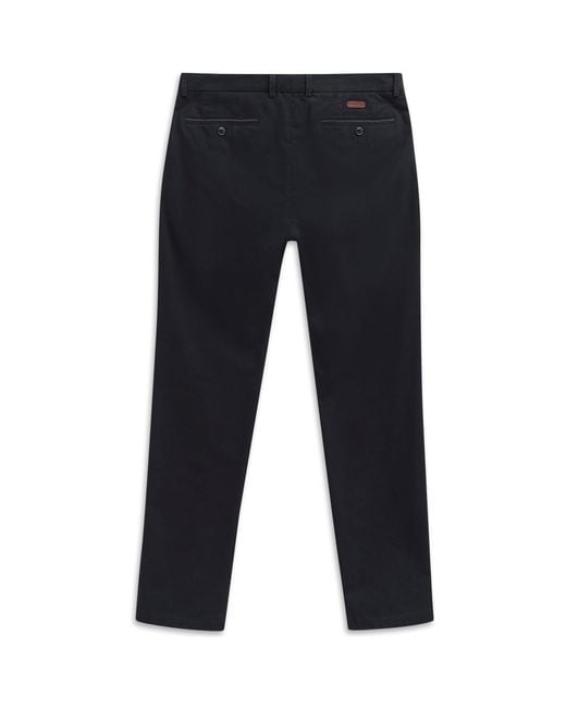 Bugatti Blue Cotton Chinos for men