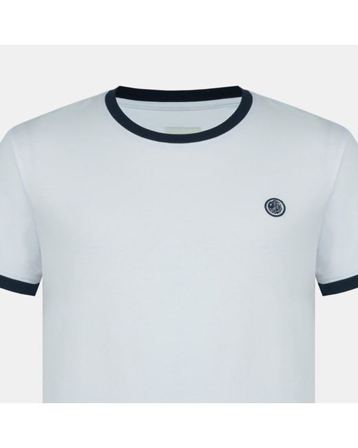 Pretty Green Blue 5-Pack Cotton Crew Neck Short Sleeve T-Shirt for men