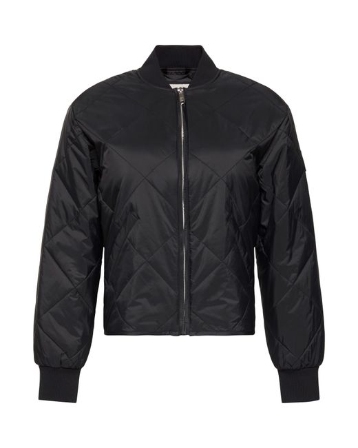 Calvin Klein Black Quilted Bomber Jacket