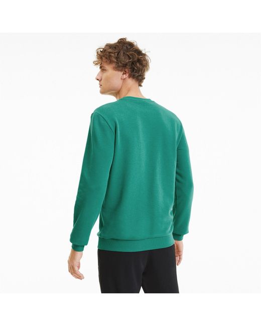 PUMA Green Crew Sweatshirt for men