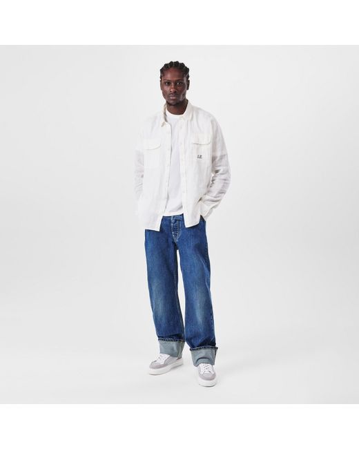 C P Company White Shirts for men