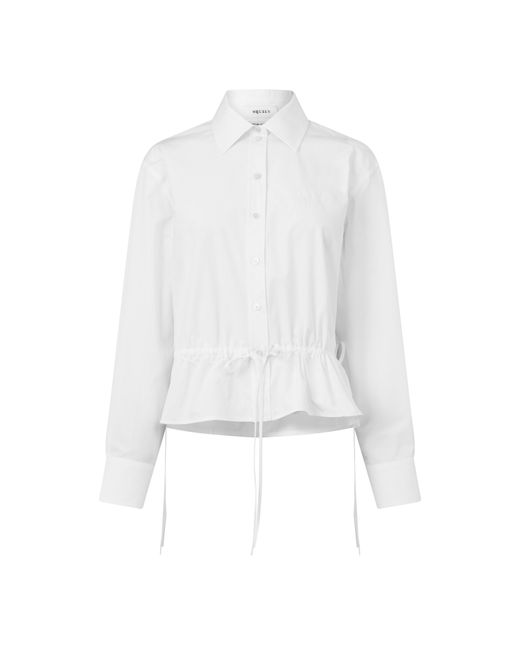McQueen White Alex Drawstring Shrt Ld63