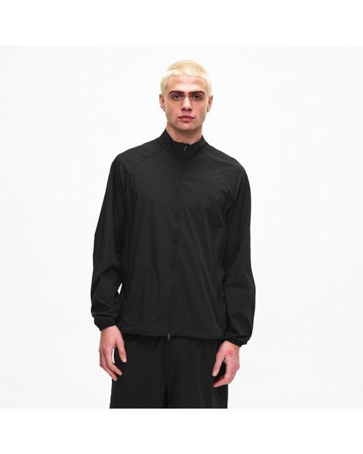REPRESENT 247 Black Dna Track Performance Running Jacket for men