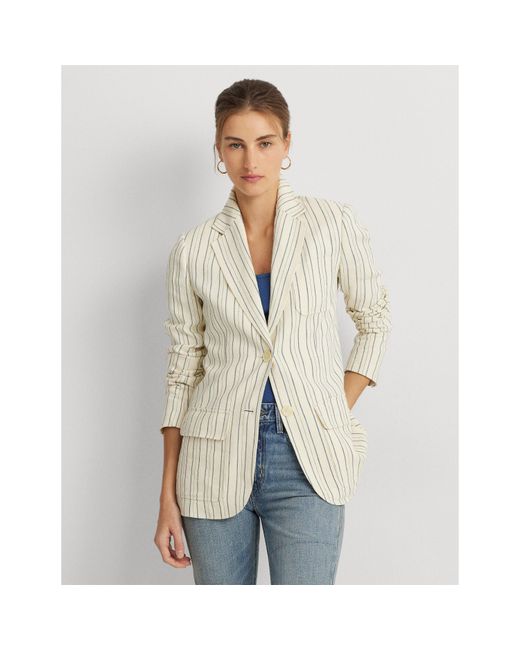 Ralph Lauren Natural Lawdro Blazer
