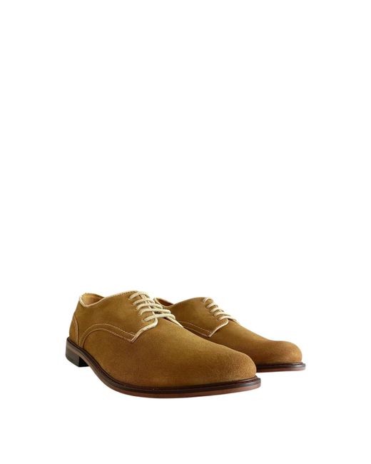 Firetrap Brown Arthur Derby Shoes for men