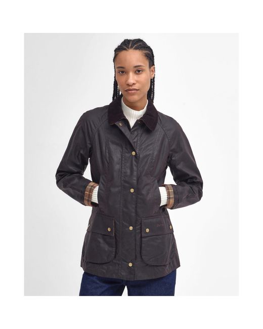 Barbour Black Beadnell Wax Jacket