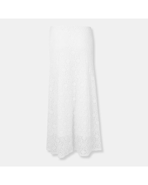EDITED White Catalin Skirt