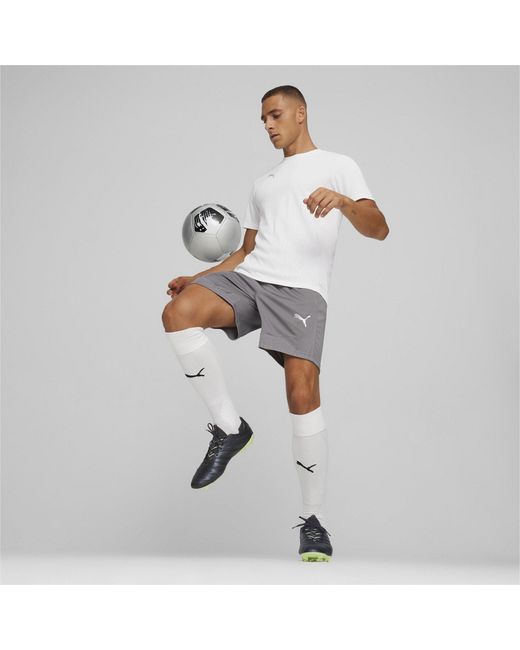 PUMA White Teamfinal Training Short-Sleeve Performance T-Shirt for men