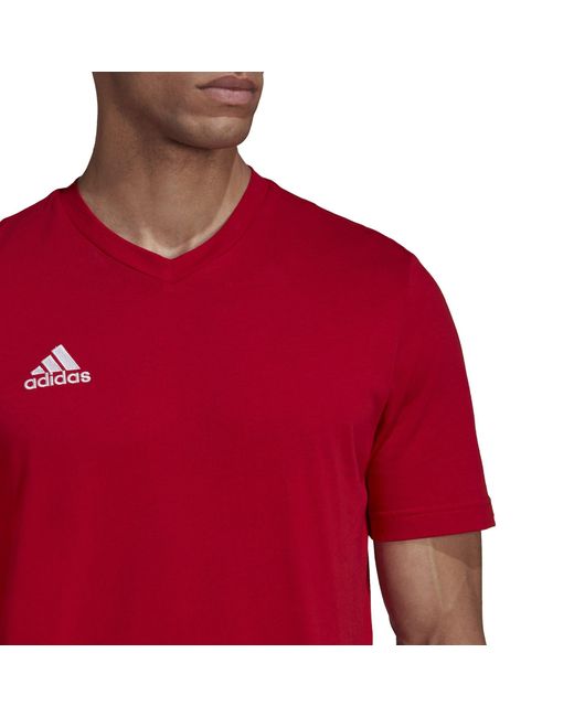Adidas Red Ent22 T-Shirt for men